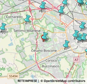 Mappa Piazza Cesare Stovani, 20152 Milano MI, Italia (6.68706)