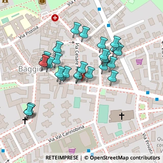 Mappa Piazza Cesare Stovani, 20152 Milano MI, Italia (0.0963)