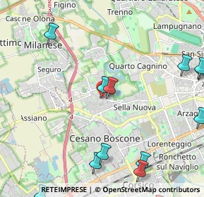 Mappa Piazza Cesare Stovani, 20152 Milano MI, Italia (3.03615)