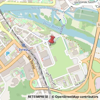 Mappa Via Natalia Ginzburg, 3/a, 10015 Ivrea, Torino (Piemonte)