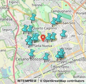 Mappa Via Giovanni di Breganze, 20152 Milano MI, Italia (1.56706)