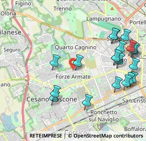 Mappa Via Giovanni di Breganze, 20152 Milano MI, Italia (2.4445)