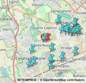 Mappa Via Giovanni di Breganze, 20152 Milano MI, Italia (2.1755)