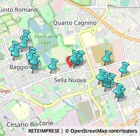 Mappa Via Giovanni di Breganze, 20152 Milano MI, Italia (1.068)