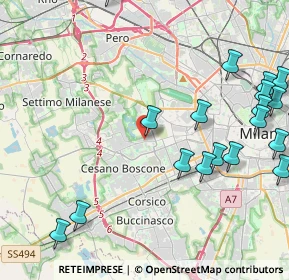 Mappa Via Giovanni di Breganze, 20152 Milano MI, Italia (5.7685)