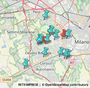 Mappa Via Giovanni di Breganze, 20152 Milano MI, Italia (2.62467)