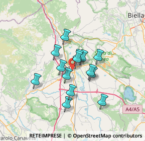 Mappa , 10015 Ivrea TO, Italia (4.97857)