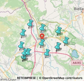 Mappa , 10015 Ivrea TO, Italia (7.31286)