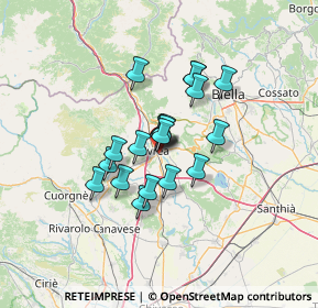 Mappa , 10015 Ivrea TO, Italia (8.948)