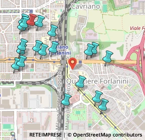 Mappa Via Cipriano Facchinetti, 20138 Milano MI, Italia (0.595)