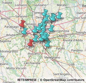 Mappa Via Cipriano Facchinetti, 20138 Milano MI, Italia (9.7245)