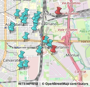 Mappa Via Cipriano Facchinetti, 20138 Milano MI, Italia (1.0855)