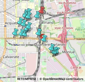 Mappa Via Cipriano Facchinetti, 20138 Milano MI, Italia (0.96)
