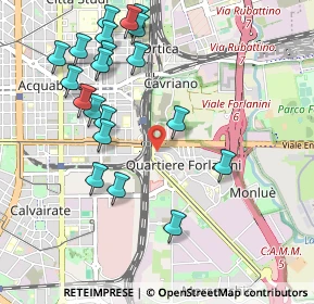 Mappa Via Cipriano Facchinetti, 20138 Milano MI, Italia (1.1155)
