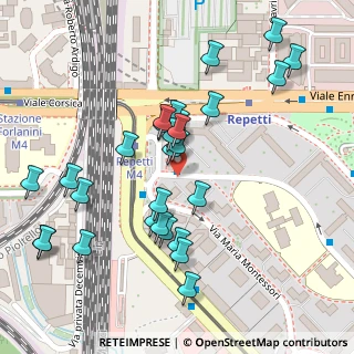 Mappa Via Cipriano Facchinetti, 20138 Milano MI, Italia (0.125)