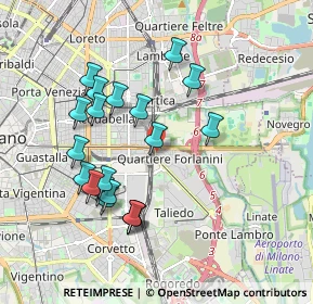 Mappa Via Cipriano Facchinetti, 20138 Milano MI, Italia (1.8005)