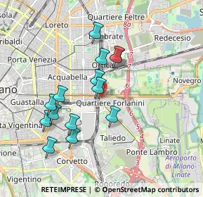 Mappa Via Cipriano Facchinetti, 20138 Milano MI, Italia (1.67357)