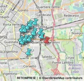 Mappa Via Cipriano Facchinetti, 20138 Milano MI, Italia (1.4645)