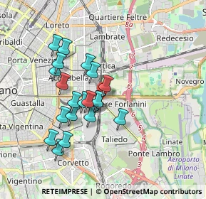 Mappa Via Cipriano Facchinetti, 20138 Milano MI, Italia (1.5615)