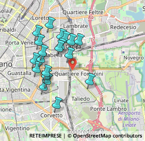 Mappa Via Cipriano Facchinetti, 20138 Milano MI, Italia (1.689)