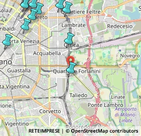 Mappa Via Cipriano Facchinetti, 20138 Milano MI, Italia (3.12083)