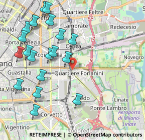 Mappa Via Cipriano Facchinetti, 20138 Milano MI, Italia (2.414)