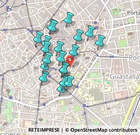 Mappa Via Chiaravalle, 20129 Milano MI, Italia (0.368)