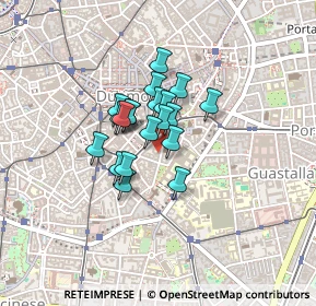 Mappa Via Chiaravalle, 20129 Milano MI, Italia (0.258)