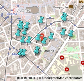 Mappa Via Chiaravalle, 20129 Milano MI, Italia (0.2335)