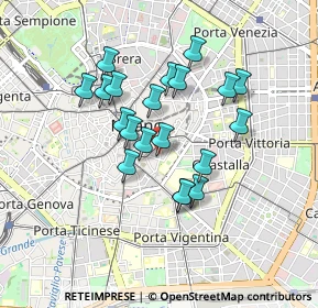 Mappa Via Chiaravalle, 20129 Milano MI, Italia (0.73)