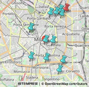 Mappa Via Chiaravalle, 20129 Milano MI, Italia (2.02308)