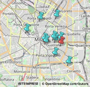 Mappa Via Chiaravalle, 20129 Milano MI, Italia (1.32)