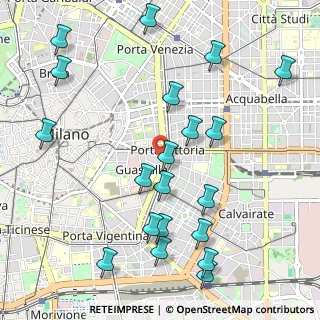 Mappa Via Emilio Visconti Venosta, 20122 Milano MI, Italia (1.2225)