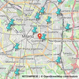 Mappa Via Emilio Visconti Venosta, 20122 Milano MI, Italia (2.91143)