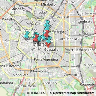 Mappa Piazzetta Guastalla Secretariat, 20122 Milano MI, Italia (1.1625)