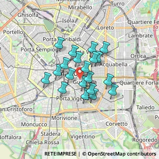 Mappa Piazzetta Guastalla Secretariat, 20122 Milano MI, Italia (1.2035)