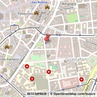 Mappa Via della Guastalla, 5, 20122 Cesano Maderno, Monza e Brianza (Lombardia)