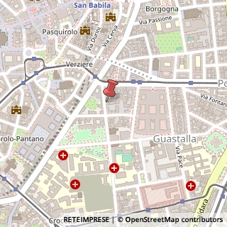 Mappa Via della Guastalla, 5, 20122 Milano, Milano (Lombardia)
