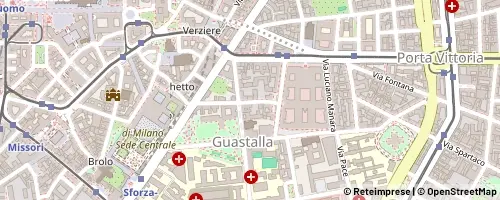 Mappa Milano