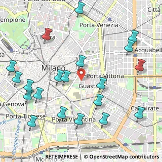 Mappa Piazzetta Guastalla Secretariat, 20122 Milano MI, Italia (1.309)