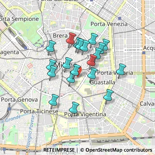 Mappa Via Festa del Perdono, 20122 Milano MI, Italia (0.7355)