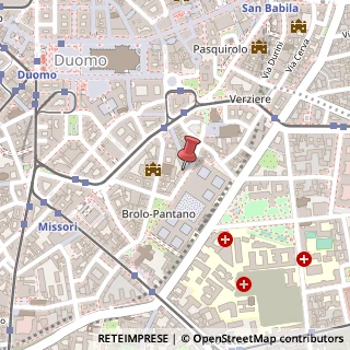 Mappa Via Festa del Perdono, 10, 20122 Milano, Milano (Lombardia)
