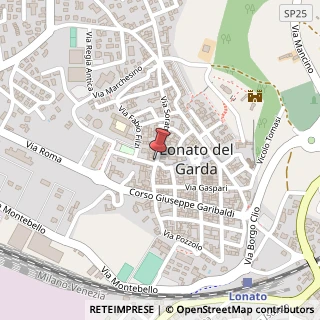 Mappa Via Sorattino, 21, 25017 Lonato del Garda, Brescia (Lombardia)