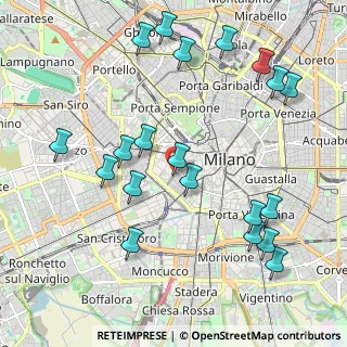 Mappa Via Olona, 20123 Milano MI, Italia (2.3525)
