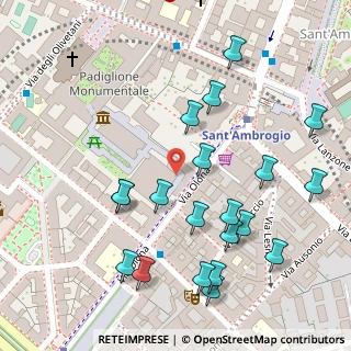 Mappa Via Olona, 20123 Milano MI, Italia (0.145)