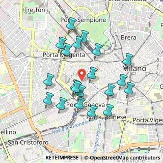 Mappa Via Olona, 20123 Milano MI, Italia (0.881)