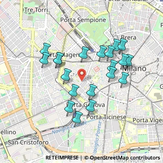 Mappa Via Olona, 20123 Milano MI, Italia (0.883)