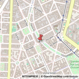 Mappa Via Giuseppe Dezza, 22, 20144 Milano, Milano (Lombardia)