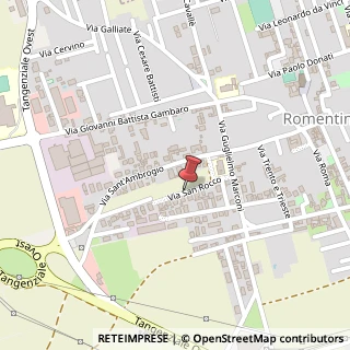 Mappa Piazza Lombardi, 25, 28068 Romentino, Novara (Piemonte)