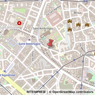 Mappa Via Lanzone,  27, 20123 Milano, Milano (Lombardia)
